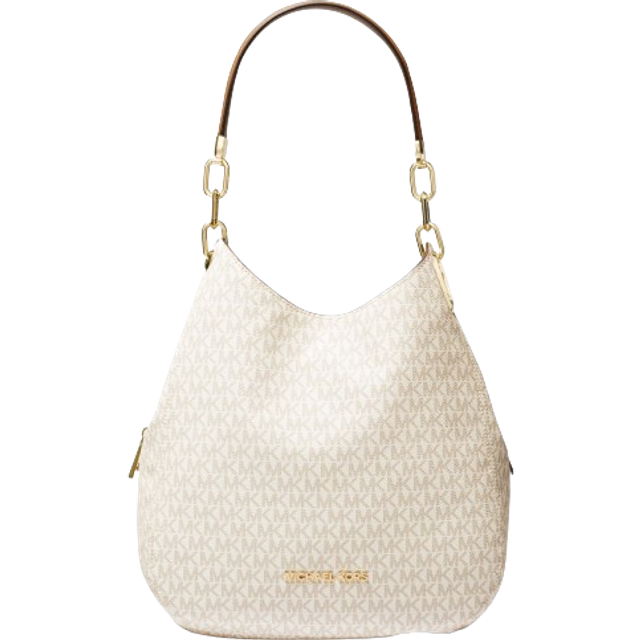 Michael Kors Lillie Large Logo Shoulder Bag Vanilla Acorn Price