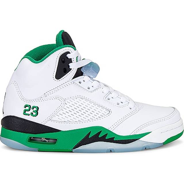 Nike Air Jordan 5 Retro W - White/Black/Ice Blue/Lucky Green • Price »