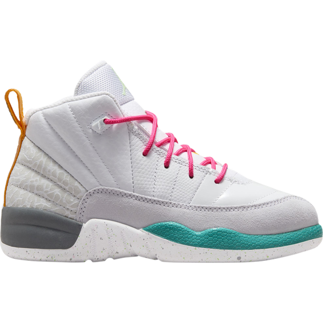 Nike Air Jordan 12 Retro PS - White/Vapor Green/Photon Dust/Barely  Grape/New Emerald/Infrared