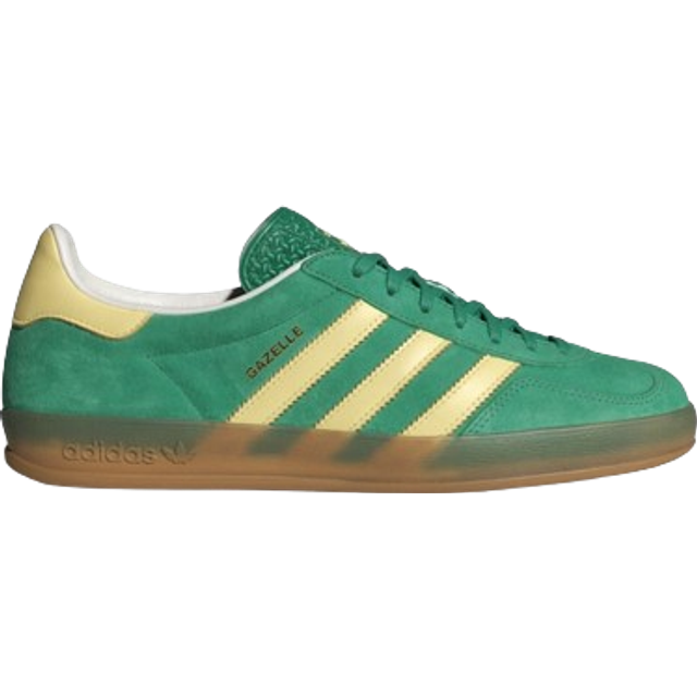 Adidas Gazelle Indoor - Semi Court Green/Almost Yellow/Gum • Price