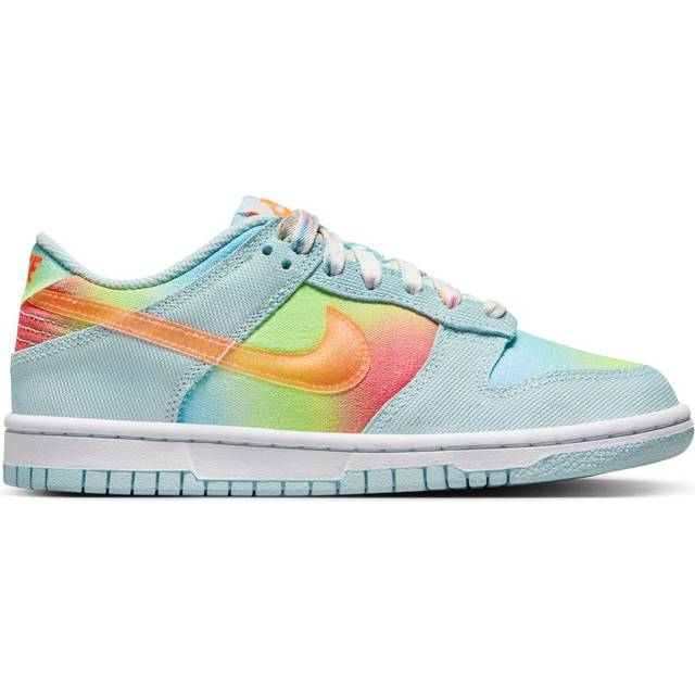 Nike Dunk Low GS - Glacier Blue/Light Lemon Twist/Aquarius Blue/Total Orange  • Price »