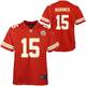 Nike Men's Kansas City Chiefs Patrick Mahomes #15 Vapor F.U.S.E. Limited  Red Jersey