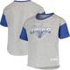 Outerstuff Girls Youth Heathered Gray Los Angeles Dodgers Bleachers T-Shirt Size: Medium