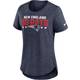 Nike Women's New England Patriots Local Navy Tri-Blend T-Shirt